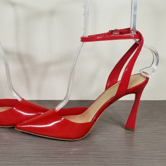 Marc Fisher Sereno Pump, Red , Womens Size 7.5 / 38 - Picture 6 of 11